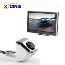 XYCING 800x480 5-дюймовый монитор для парковки, камера заднего вида с ночным видением, водонепроницаемая камера заднего вида, камера заднего вида E366 2024 - купить недорого