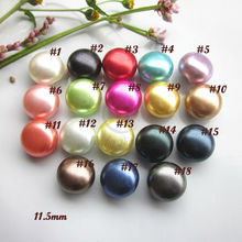 Botões a granel 60pcs cor misturada/1 cor botões de pérola para costura miss cardigan botões de camisa de chiffon 11.5mm 2024 - compre barato