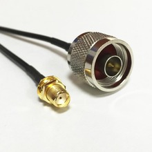 Cable de extensión de módem nuevo SMA hembra Jack nut Switch N macho conector RF Pigtail Cable RG174 20CM 8 pulgadas envío rápido 2024 - compra barato