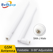 Антенна с высоким коэффициентом усиления 7dBi GSM 980 МГц/1880 МГц дальность действия SMA GSM антенна усилитель сигнала Передача SMA антенна 2024 - купить недорого