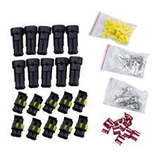 Promotion! 10 Kit 2 Pin Way Waterproof Electrical Wire Connector Plug 2024 - buy cheap