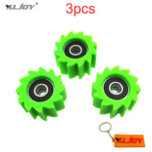 XLJOY 3x8mm Cadeia de Rolo Tensor Da Polia Roda Guia Para Kawasaki KX250F KX450F 2006-2016 2024 - compre barato