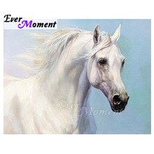 Ever Moment Diamond Painting Handmade Horse Full Square Drill 5D DIY Picture Rhinestone Diamond Embroidery Cross Stitch ASF1561 2024 - buy cheap