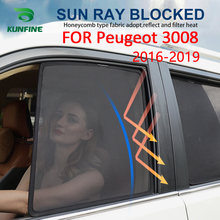 4 шт./компл. или 2 шт./компл. Магнитная Автомобильная боковая шторка солнцезащитных теней для Peugeot 3008 2016 2017 2018 2019 2024 - купить недорого