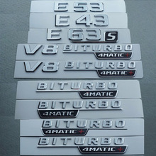 17-18 4MATIC+ TURBO BITURBO E63S E43 E53 emblem For Mercedes-Benz AMG Styling 2024 - buy cheap