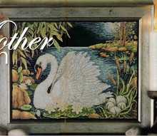 Free delivery Top Quality lovely classical counted cross stitch kit swan mother brooding the eggs 2024 - buy cheap