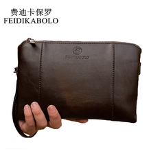 FEIDIKABO Luxury Wallets Handy Bags Male Leather Purse Men's Clutch Black Brown Business Carteras Mujer Wallets Men Dollar Price 2024 - buy cheap