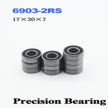 6903-2RS Bearing ABEC-1 17x30x7 mm Thin Section 6903 2RS Ball Bearings 6903RS 61903 RS (10 Pcs) 2024 - buy cheap