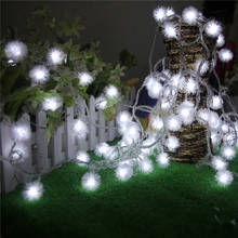 20 LED Fairy Dandelion Light Home Decor Hanging Fairy String Light Dandelion Shaped Curtain Lamp Party Wedding Outdoor Decor 2024 - buy cheap