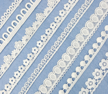 20Yards White Lace Trim Embroidered Trim Bridal Supplies Handmade Supplies Sewing Trim Scrapbooking Decor 2024 - buy cheap