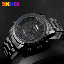 Skmei Men Watches Men Clock Sports Fashion Casual Watches Brand Dual Display Watches LED Digital Steel Strap Luxury Wristwatches 2024 - buy cheap
