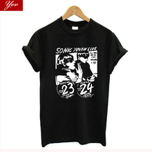 The Offspring Skull punk Band Women T-shirts Casual oversized tee shirt femme Summer cotton Female T shirt women clothes 2019 2024 - buy cheap