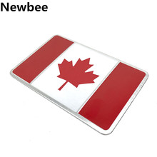 Canada National Flag Metal Decals Sticker for Car Window Truck Bumper Motocross Motorcycles Waterproof Automobiles Accessories 2024 - buy cheap