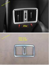 Lapetus Matte Interior Armrest Box Rear Air Conditioning Vent Outlet Frame Cover Trim For Hyundai Creta IX25 2015 2016 2017 ABS 2024 - buy cheap
