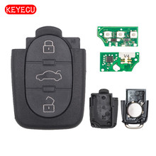Keyecu Remote Key 3 Button Fob for Volkswagen 1999-2001 Beetle 1999-2001 Bora 1997-2001 Passat 1J0 959 753 B 2024 - buy cheap