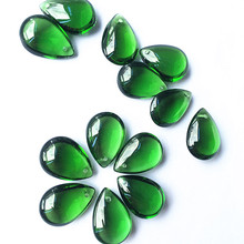 Pingentes de gota de cristal verde-suave-12 tamanhos 16*22mm para lustre/cortina, pingentes de joias diy 2024 - compre barato