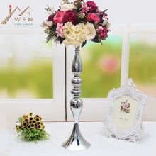 IMUWEN Metal Candle Holders 50cm/20"  Flower Vase Rack Candle Stick Wedding Table Centerpiece Event Road Lead Candle Stands 2024 - buy cheap