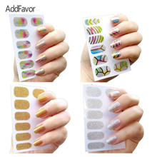 Addfavor Nail Art Decoration Bronzing Foil Stamp 3d Gel Blink Nail Decal Manicure Beauty Charm Gilding Glitter Nail Sticker Buy Cheap In An Online Store With Delivery Price Comparison Specifications Photos