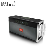 M & J-altavoz inalámbrico portátil con Bluetooth estéreo de gran potencia, sistema de 10W, TF, USB, Radio FM, Subwoofer de música, Altavoces de columna para ordenador 2024 - compra barato