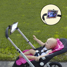 Держатель для детской коляски регулируемый микрофон для инвалидной коляски велосипед коляска поворотный держатель Разъем для Apple ipad планшеты 2024 - купить недорого