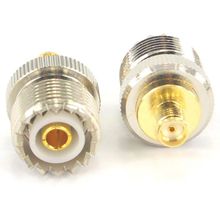 2pcs RF Coax Adapter SMA female to SO239 female UHF VHF Frequency Connect Jack SO-239 Antenna Radio Station cable Connector 2024 - buy cheap