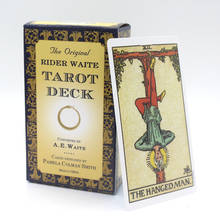 Оригинальная колода Rider Waite Tarot, полная английская игра в карты Таро с инструкциями на английском языке, настольная игра, карты Таро 2024 - купить недорого