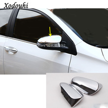 For Toyota Corolla Altis 2014 2015 2016 ABS chrome back rear view Rearview Side Mirror Strip Cover stick trim panel lamp 2pcs 2024 - buy cheap