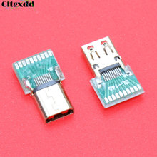 cltgxdd 1pcs Gold Plated MICRO HDMI 19Pin female test board D TYPE MICRO HDMI Female Socket With PCB board 2024 - buy cheap