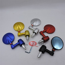 5 colors available motorcycle mirror CNC motorcycle backup mirrors handlebar grips rearview side Mirror scooter parts 8mm 10mm 2024 - buy cheap