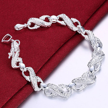 DOTEFFIL 925 Sterling Silver Dragon Chain Bracelet For Men Woman Charm Wedding Engagement Fashion Party Jewelry 2024 - buy cheap