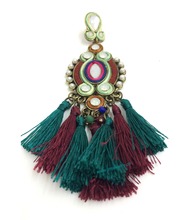 wholesale handmade Ethnic jewellery vintage dangle earrings with  tassel summer style nickel free earrings 2024 - buy cheap