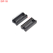 20PCS DIP18 IC SOCKET DIP CHIP TEST HOLDER Adaptor 18 PIN dip-18 DIP 18PIN 18p 2.54MM PITCH CONNECTOR 2024 - buy cheap