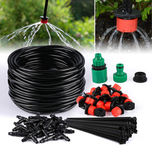 Kit de sistema de irrigação automática por gotejamento, 30 peças, gotejadores ajustáveis, micro irrigação para jardim, aspersor de jardim 2024 - compre barato