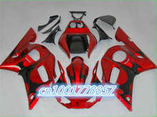 Camiseta nueva motocicleta de calidad kits de carenado de ABS 100% apto para YZF-R6 98-02 YZFR6 1998, 1999, 2000, 2001, 2002 YZF R6 agradable Rojo Negro 2024 - compra barato