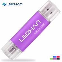 LEIZHAN OTG USB Flash Drive 2.0 USB Memory Stick 8GB Metal Pendrive 16GB Flash Card 4GB Micro USB Pen Drive 64GB Flash Disk 32GB 2024 - buy cheap