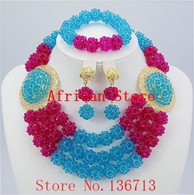 Amazing Orange African Beads Jewelry Set Nigerian Beads Necklace Dubai Jewelry Sets 2015 New Free Shipping BC302-4 2024 - buy cheap