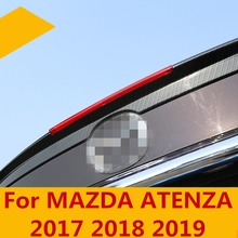 Для MAZDA ATENZA 2017 2018 2019 Декоративная полоса заднего окна украшение для кузова автомобиля с блестками задняя сторона крышка яркая полоса Аксессуары 2024 - купить недорого