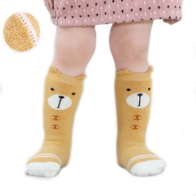 Baby Cotton Socks Autumn&Winter Terry Kids Aniti Slip Cartoon Animal thicken Sock Cute Fashion Infant 1-3Years 2024 - buy cheap