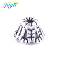 DIY Jewelry Making Findings Antique Silver Color Bead Caps Accessories For Women Needlework Tassels Earrings Jewelry Handmade 2024 - buy cheap