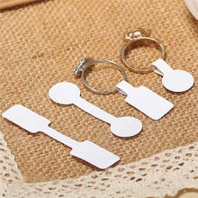 100pcs/bag Blank Price Tags Necklace Ring Jewelry Labels Paper Stickers Retail Store 2024 - buy cheap