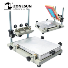 ZONESUN 40x60cm High Precision Silk Screen Printer Stencil Printer Solder Paste Printing Machine For Metal Plastic Wood Stamping 2024 - buy cheap