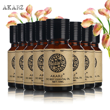 AKARZ value meals Tea tree Musk Jasmine Rose Ylang ylang Violet Clove lemon grass essential oil skin care 10ml*8 2024 - buy cheap