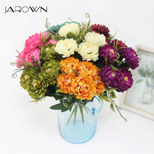 JAROWN Simulation 7 head Daisy Flower Silk Artificial Chrysanthemum Flowers DIY Bouquet Home Wedding Flores Office Party Decor 2024 - buy cheap