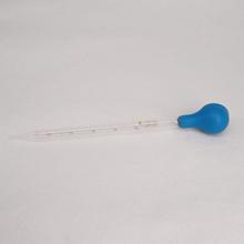 10ml Glass Graduated Pipette with Rubber Bulb Lab Chemistry Dropper Dispensing 2024 - buy cheap