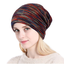 Women Beanie Knit Ski Caps Hip-Hop Adult Winter Warm Colorful Unisex Casual Dark Gray 2018 Winrer New Hot Warm Plus Velvet Hats 2024 - buy cheap