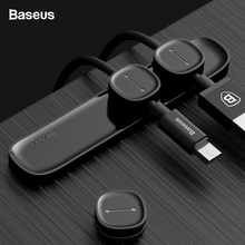 Baseus Magnetic Cable Organizer USB Cable Management Winder Clip Desktop Workstation Wire Cord Protector Cable Holder For iPhone 2024 - buy cheap