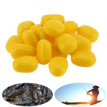 20 pçs/lote completo flutuante suave pesca isca de milho iscas falsas iscas macias carpa cheiro de milho isca artificial grão de milho (amarelo) 2024 - compre barato