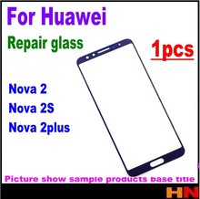 1 шт. Высокое качество ЖК-экран передняя стеклянная линза запасные части для Huawei NOVA 2 2S передняя внешняя стеклянная линза Замена 2024 - купить недорого