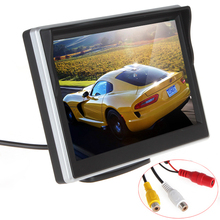 5" TFT LCD Display Rear View Reverse Parking Car Monitor Support 2 Way Video Input For Rear view Camera VCD / DVD Or GPS 2024 - buy cheap