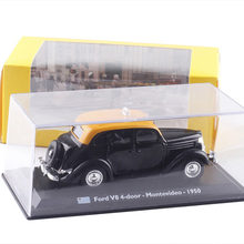 Escala 1:43 ford v8 4-door montevideo 1950 táxi táxi diecast metal modelo de carro brinquedo para crianças presentes coleção caixa original estática 2024 - compre barato